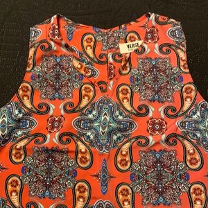 NWOT Verse tank paisley